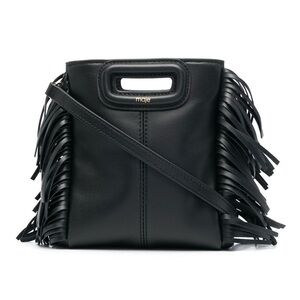 MAJE Leather Studded Bag